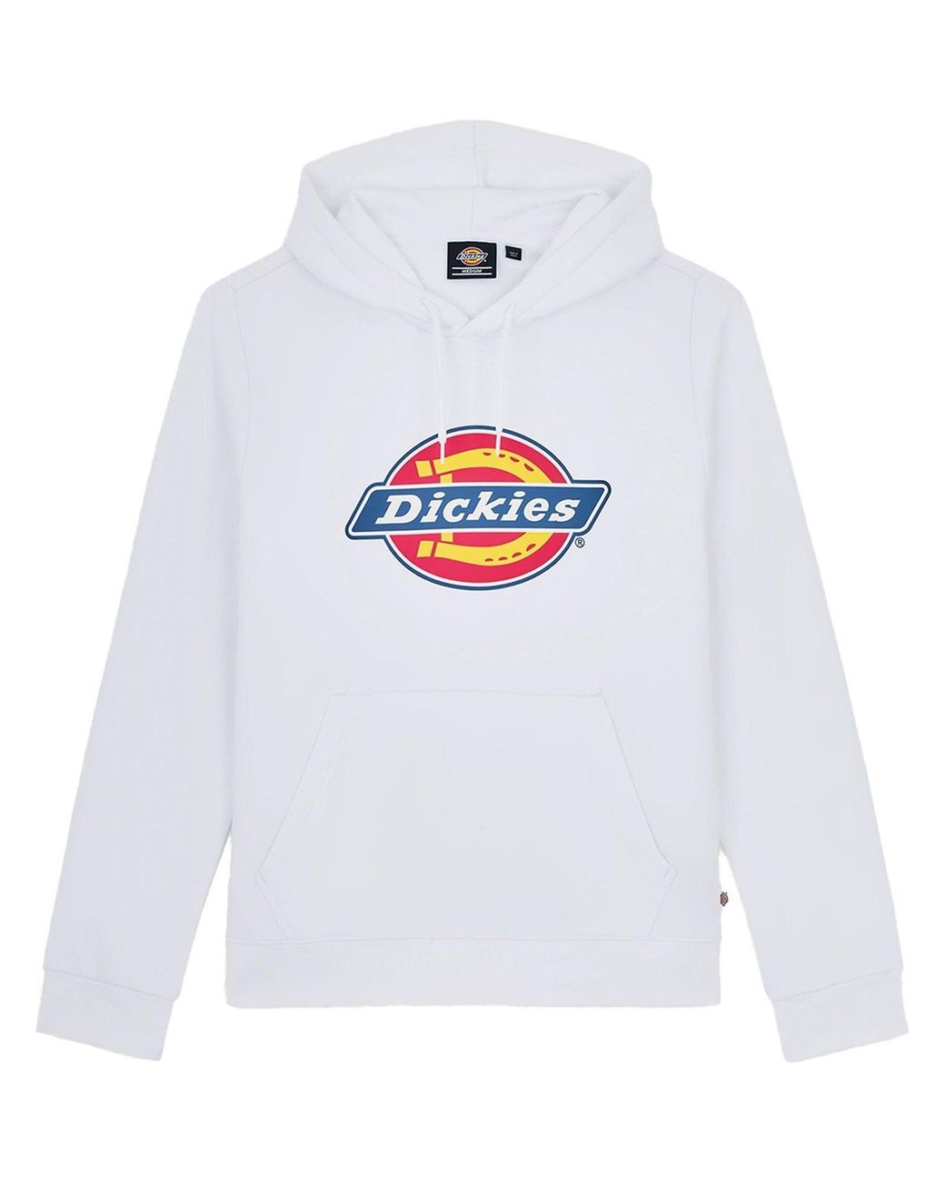 Dickies White Icon Logo Hoodie (Slim Fit) for men