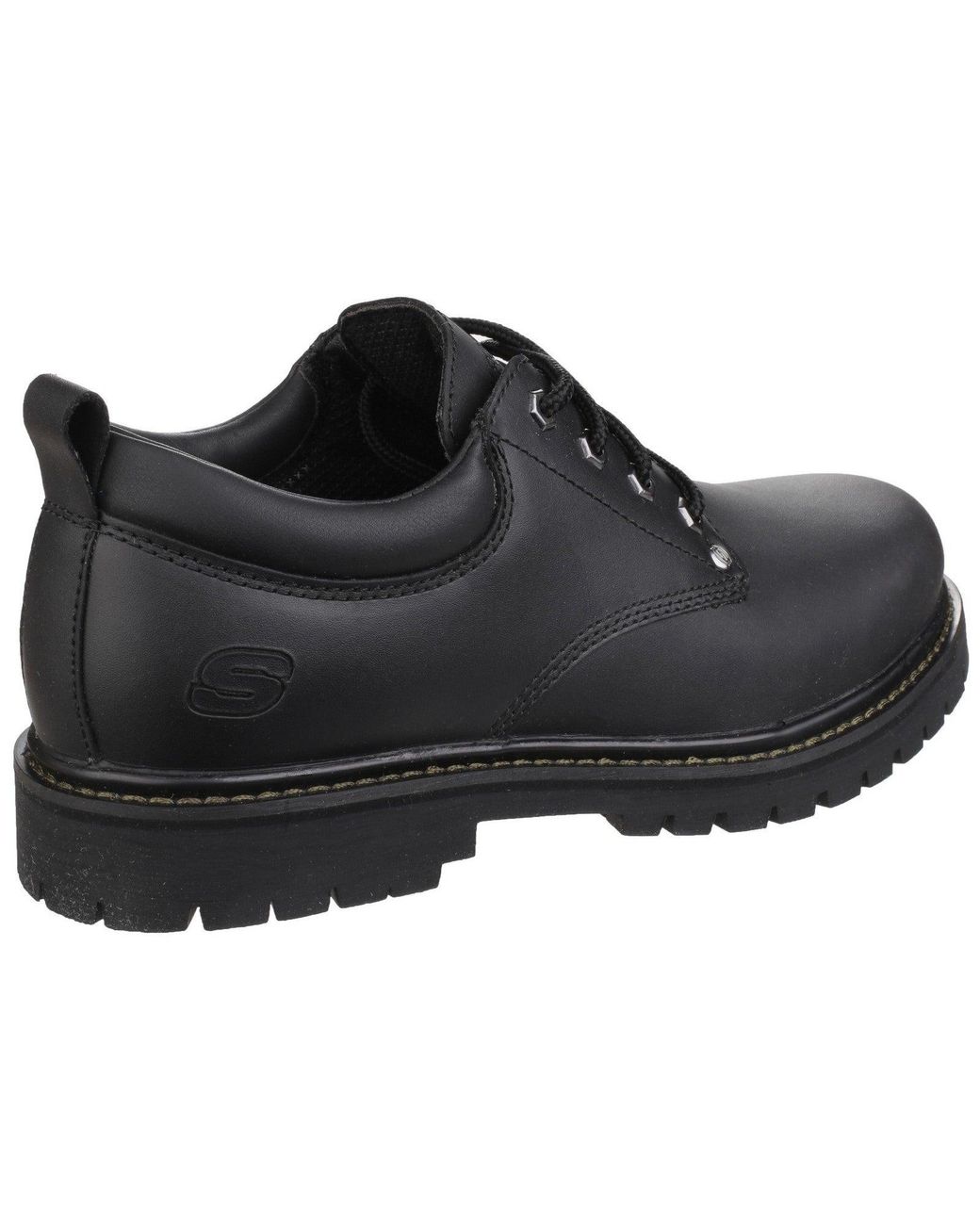 Skechers Black Tom Cats 6618-Bol Lace Up Shoes for men