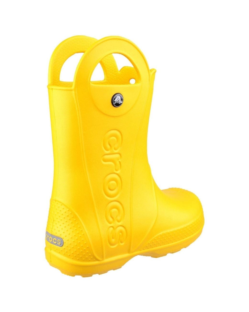 CROCSTM Yellow Handle It Rain Synthetic Wellington Boots