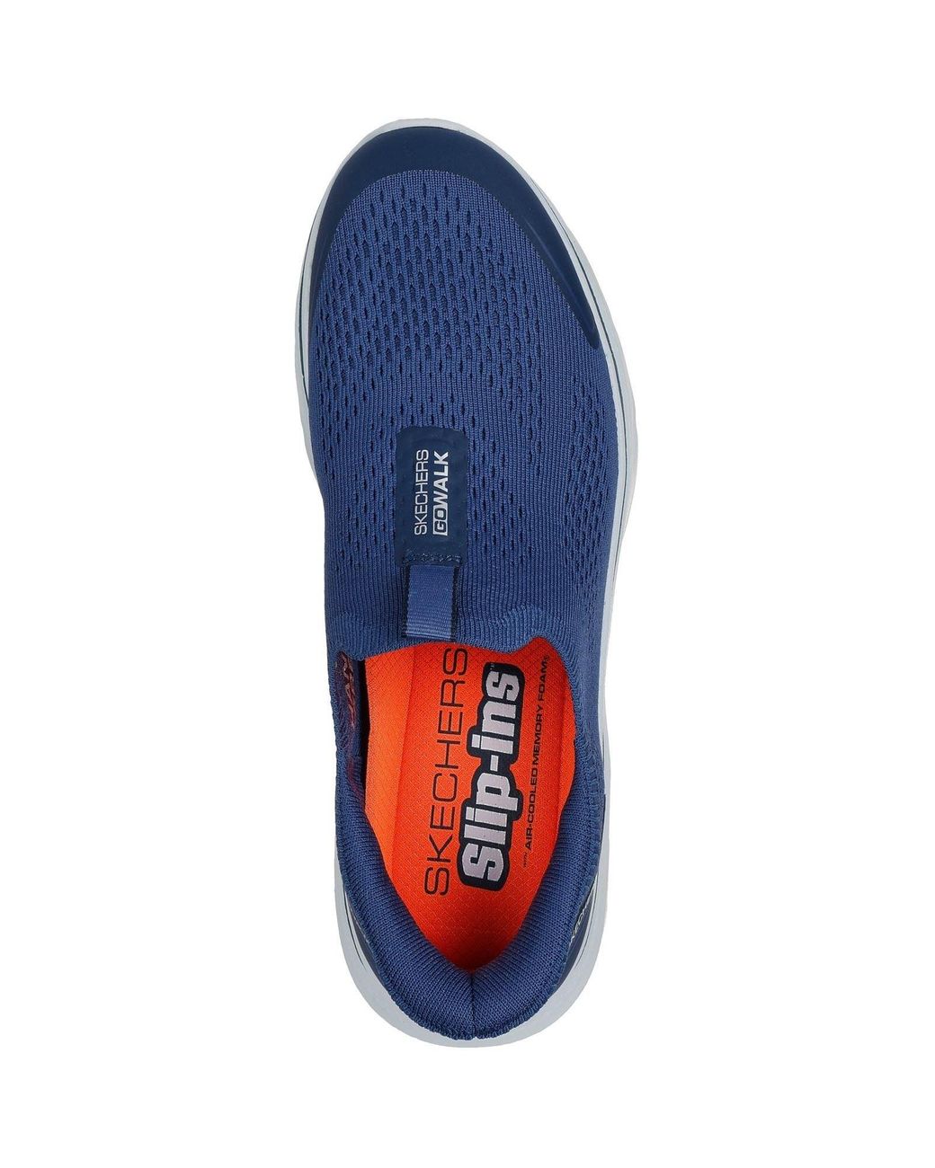 Skechers Blue Go Walk 7 Easy On Evolution Trainers for men