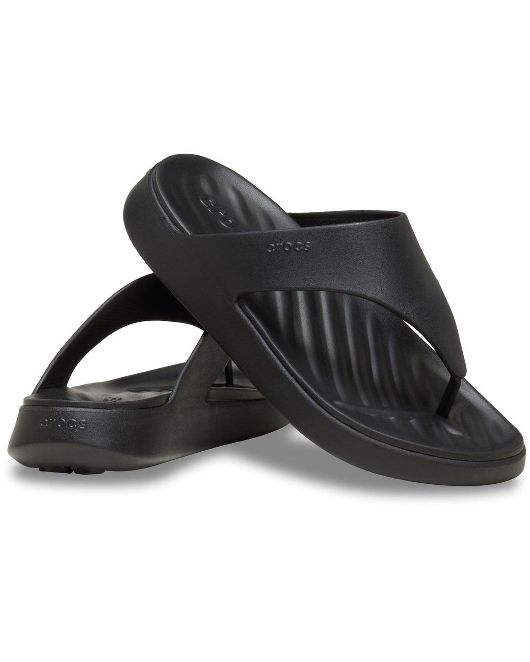 CROCSTM Black Getaway Triangle Eva Sandals