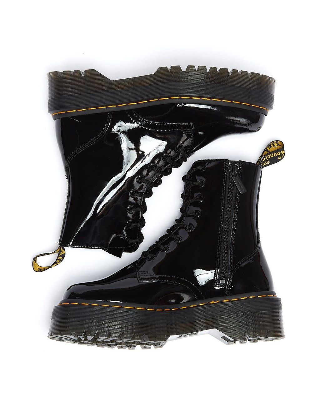 dr martens black patent lamper