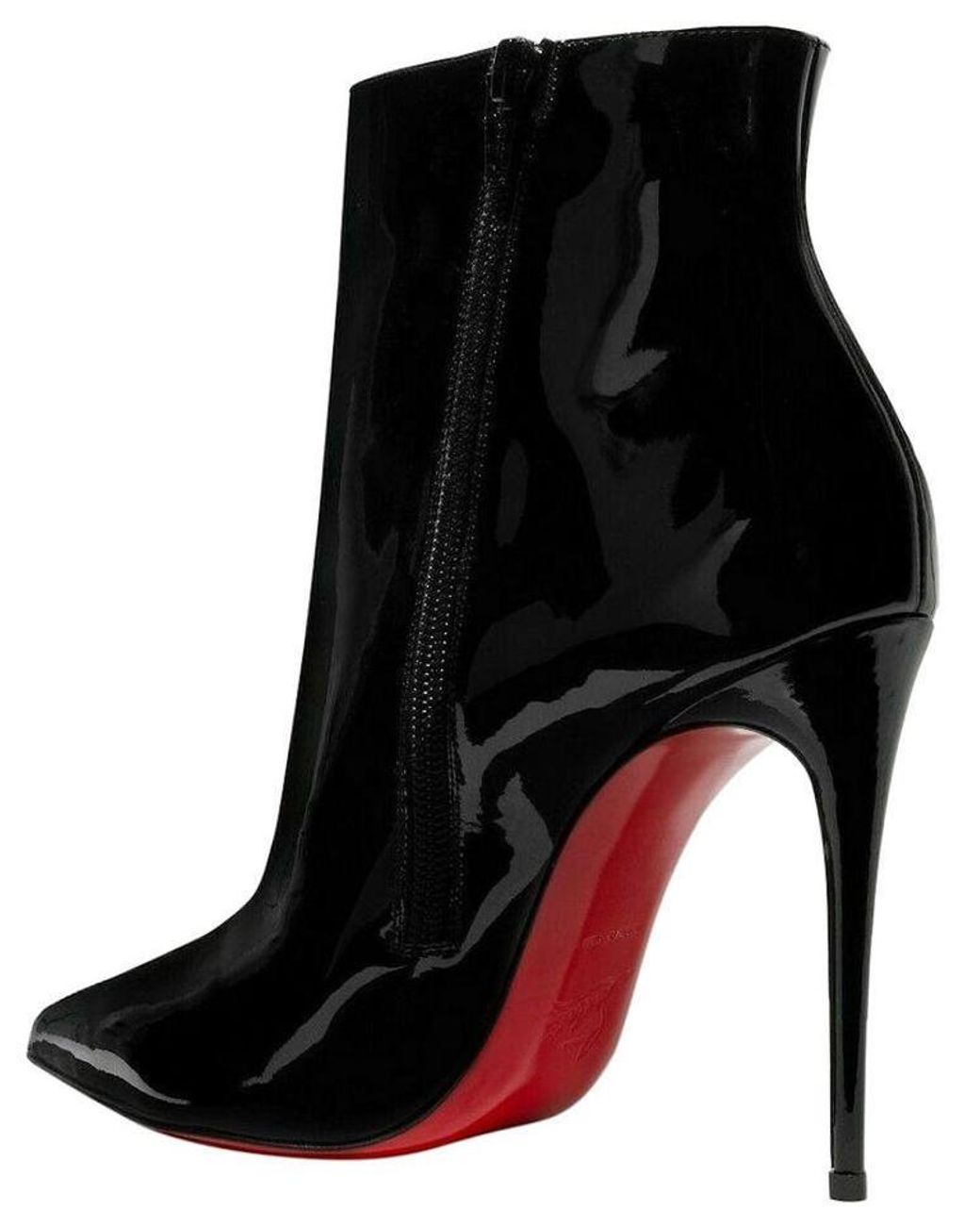 Christian Louboutin New So Kate 100 Patent Leather Boots/booties in ...