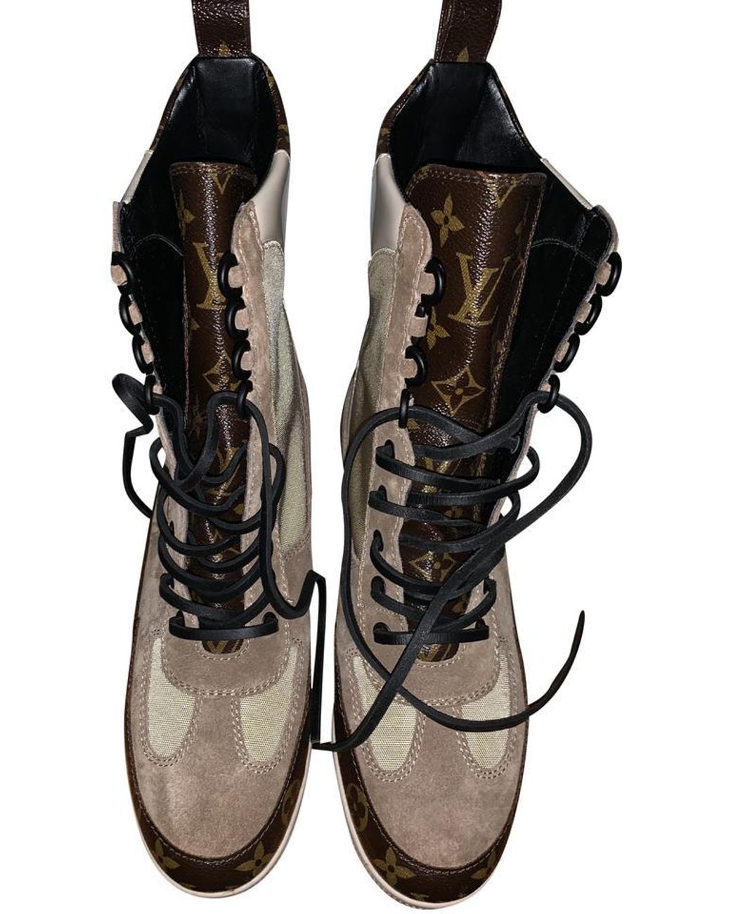 cream desert boots