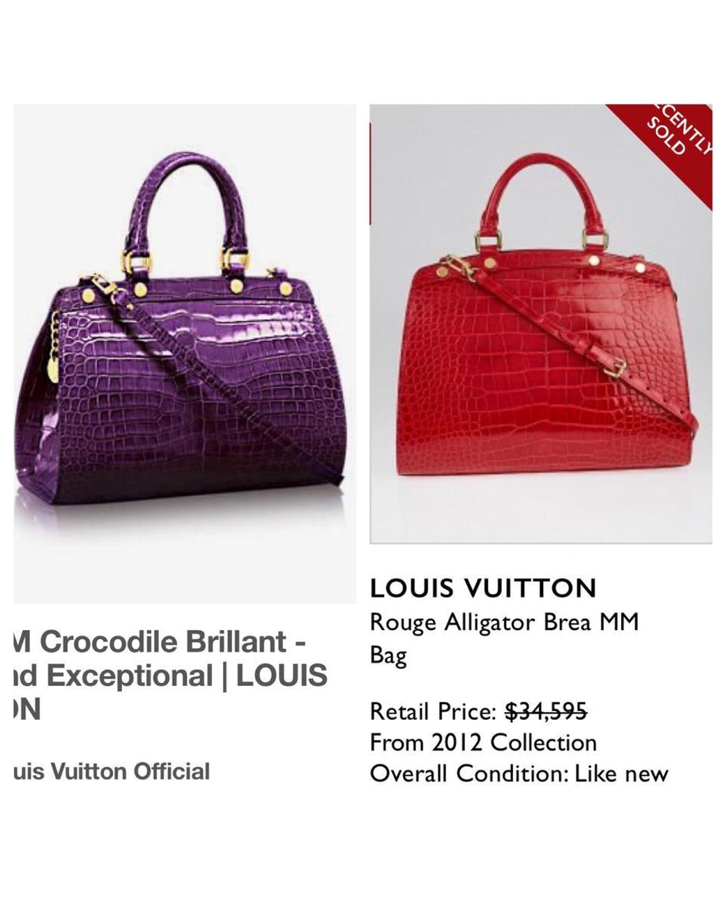 louis vuitton crocodile bag price