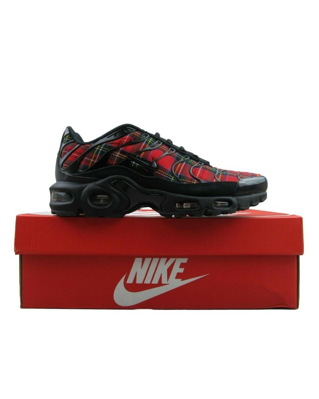 nike air max plus tartan plaid