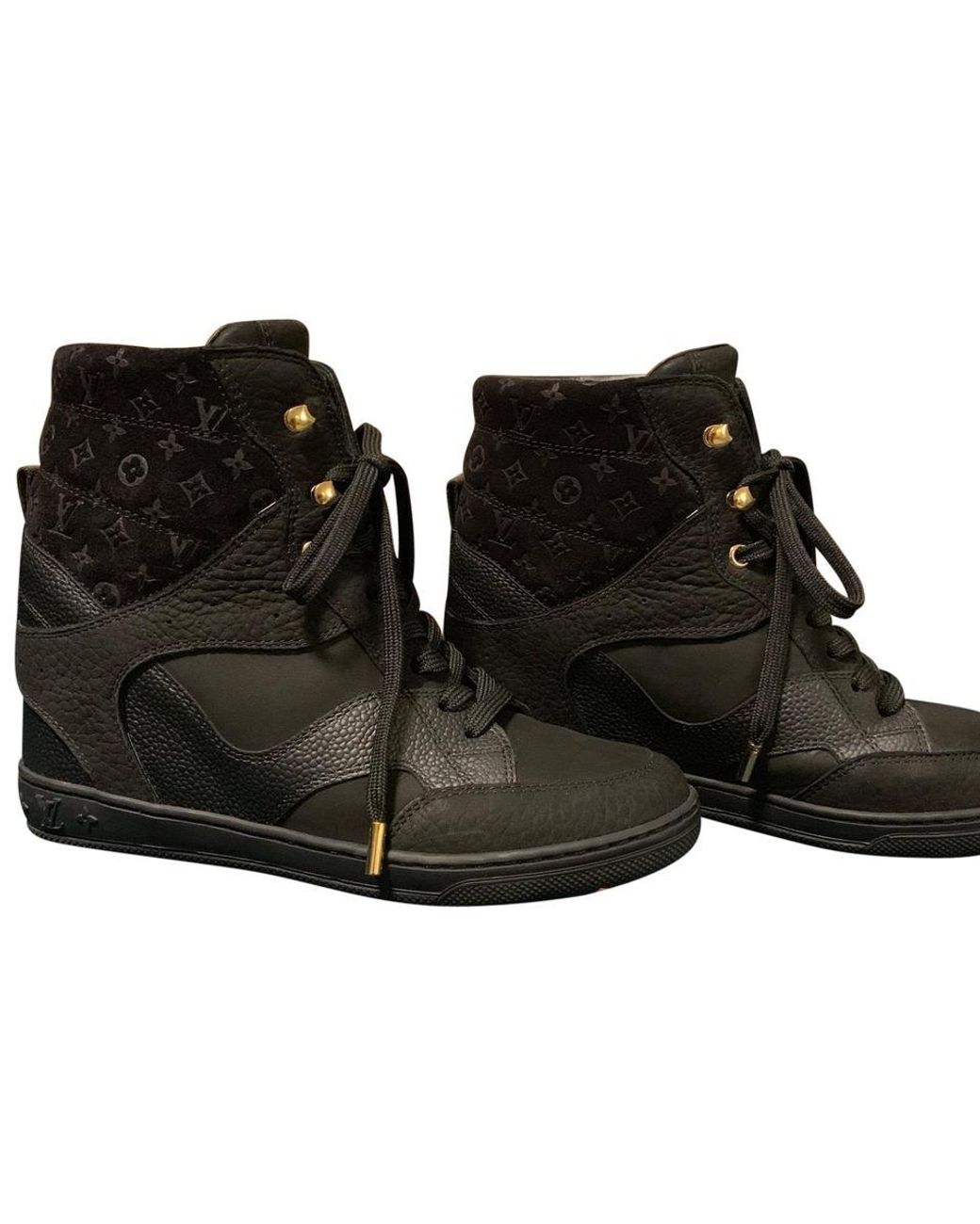louis vuitton millenium wedge sneaker