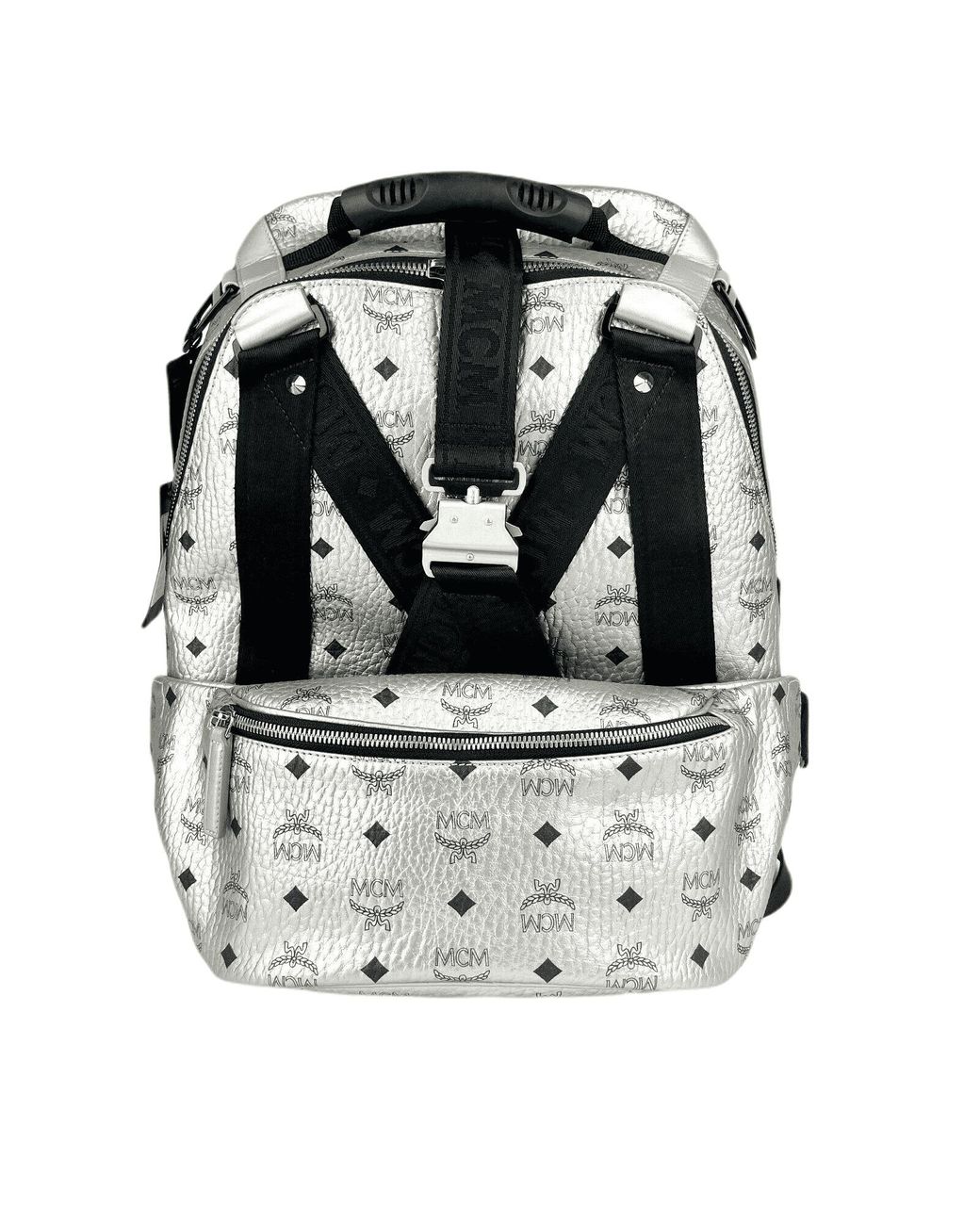 MCM Visetos Stud-Embellished Backpack - Black Backpacks, Handbags -  W3051007