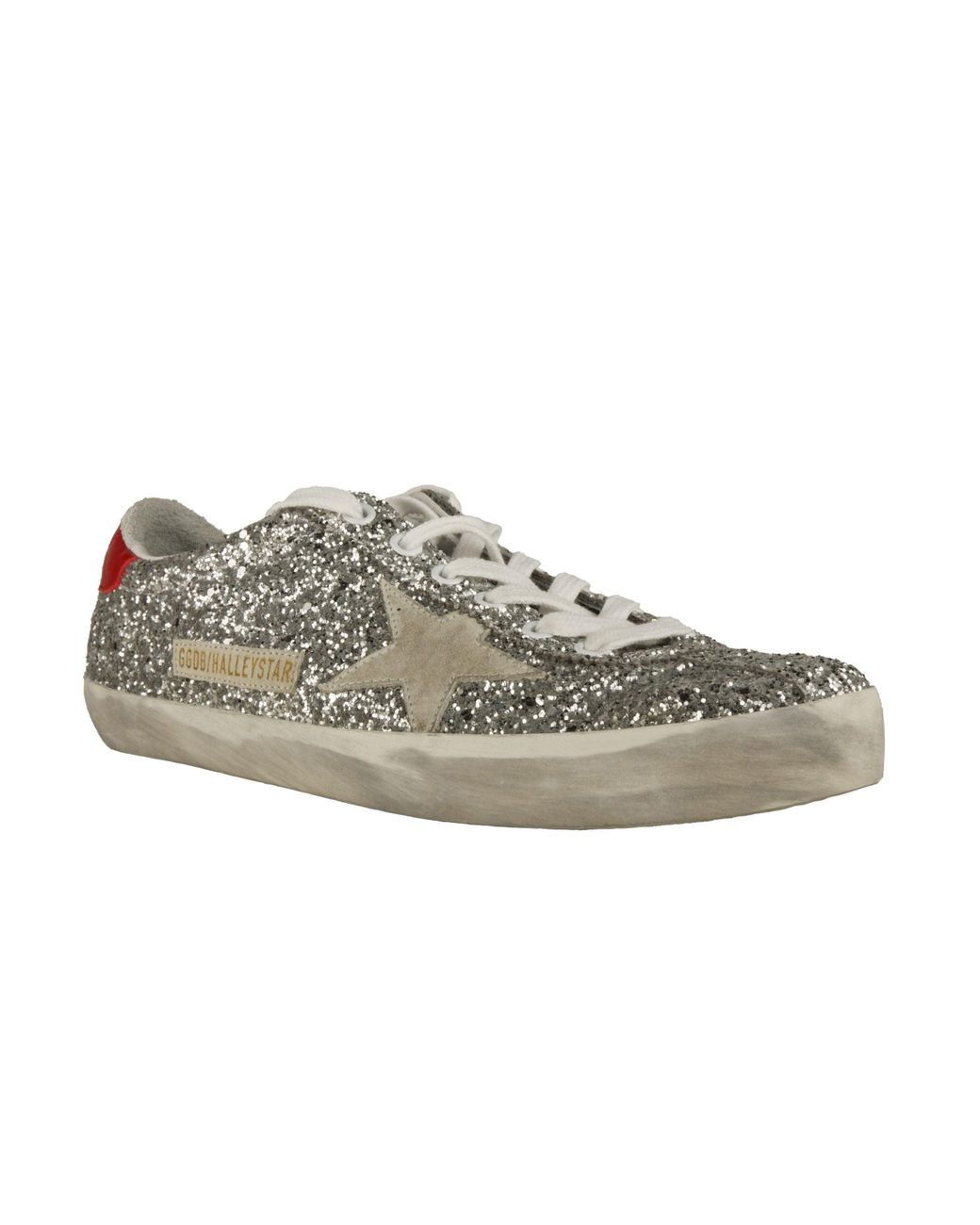 Golden Goose Gray Leather Sneakers | Lyst