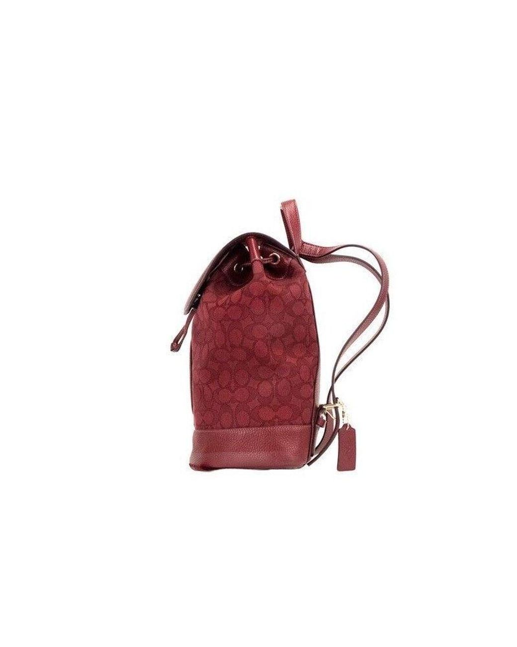 Campus backpack 23 in discount signature canvas with coach patch