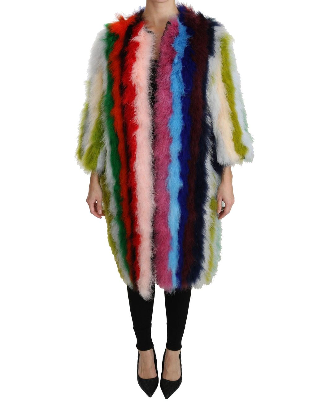 fur coat cape