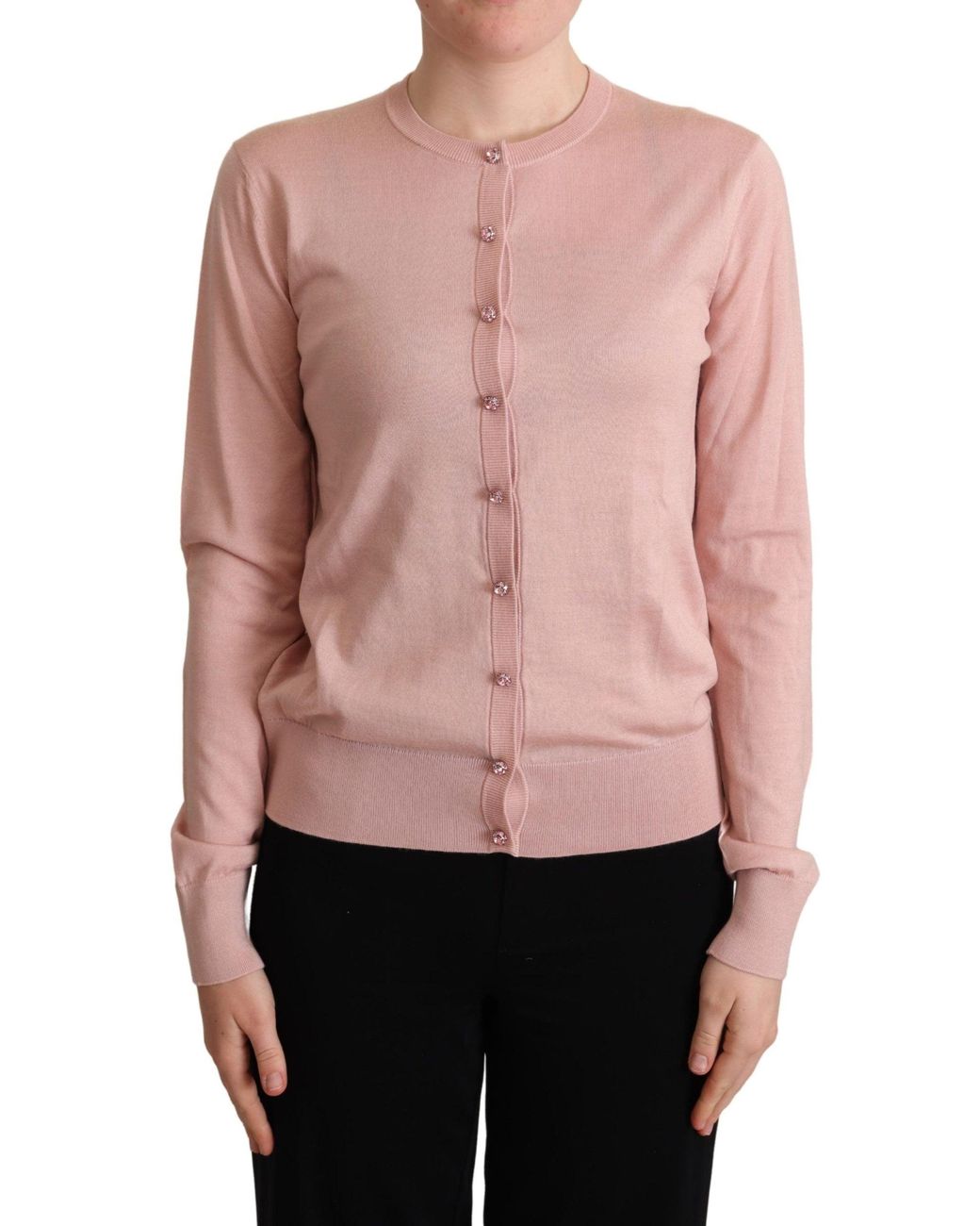 Dolce \u0026 Gabbana Cashmere Silk Buttons 