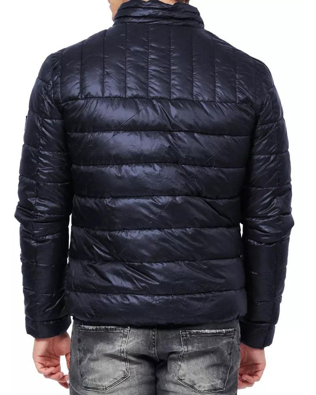 Yes-Zee Blue Polyester Jacket for Men | Lyst