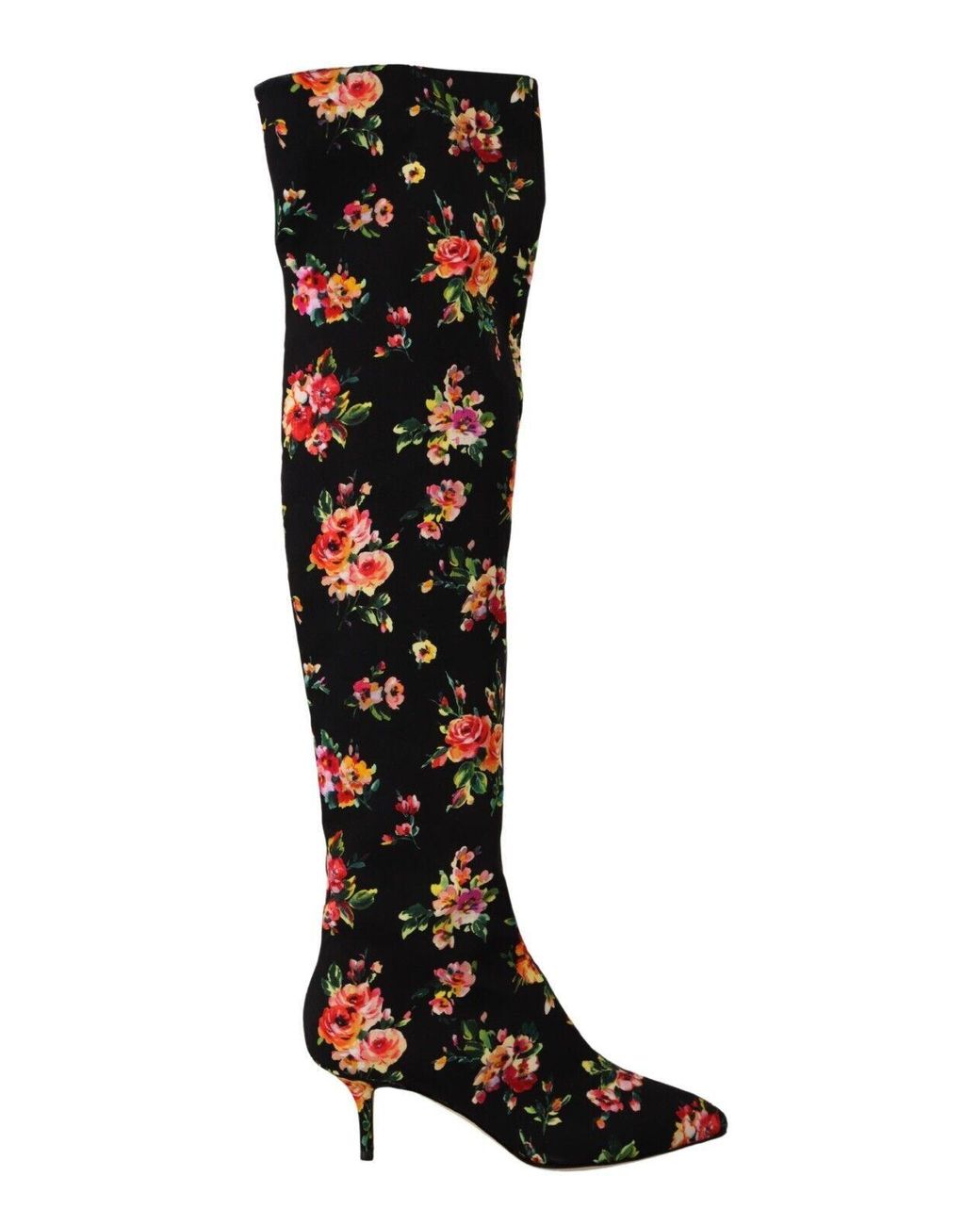 Flower thigh clearance high boots