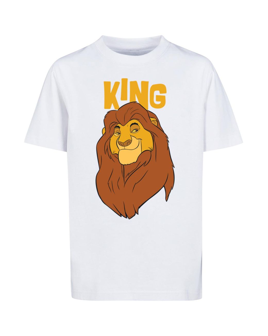 king-wht löwen - -shirt | mufasa F4NT4STIC disney der Kinder der mit t kids könig basic Lyst 146–152 in DE Weiß