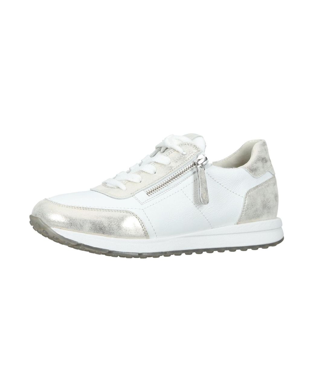 Paul Green Sneaker flacher absatz in Weiß | Lyst DE