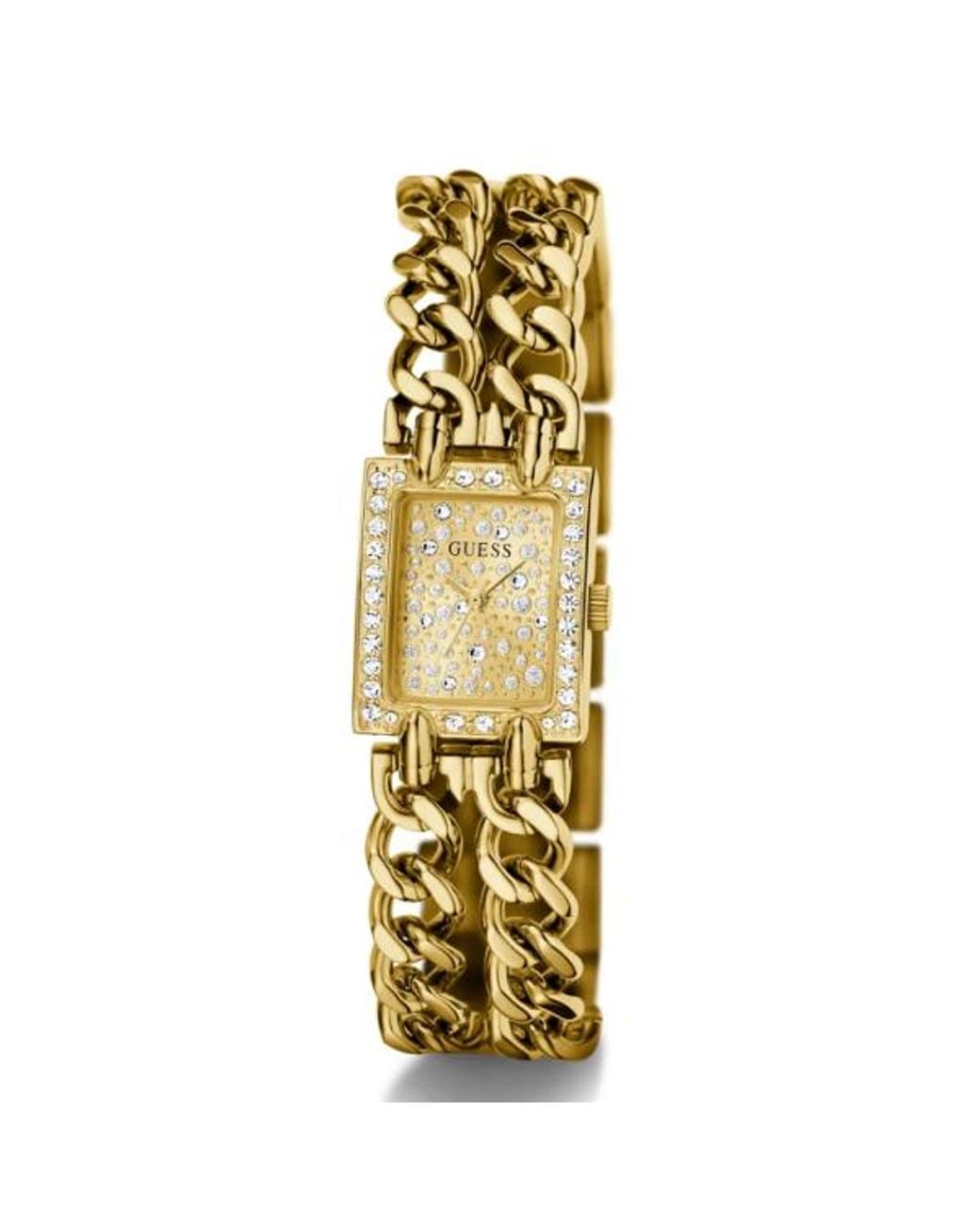 Micro Clock Mod Gw1113L2 di Guess in Metallic
