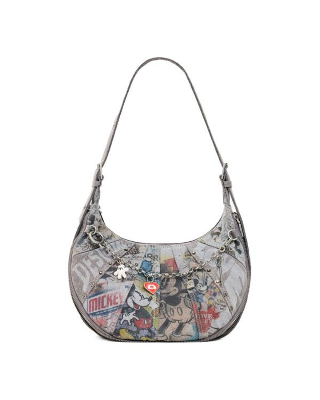 Borsa Media di Desigual in Gray