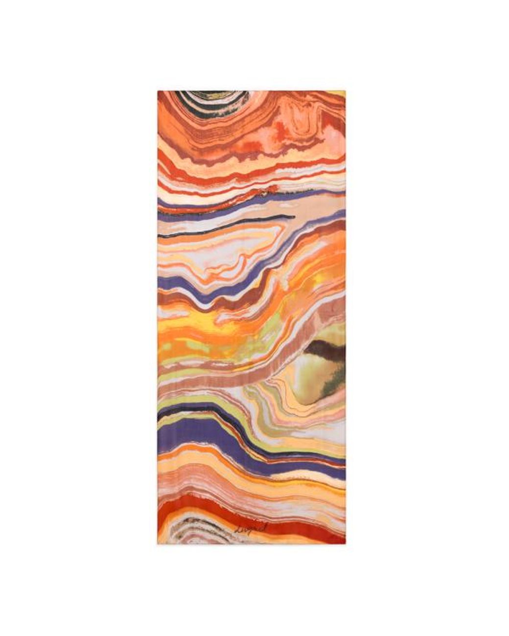 Sciarpa Rettangolare Stampata di Desigual in Orange