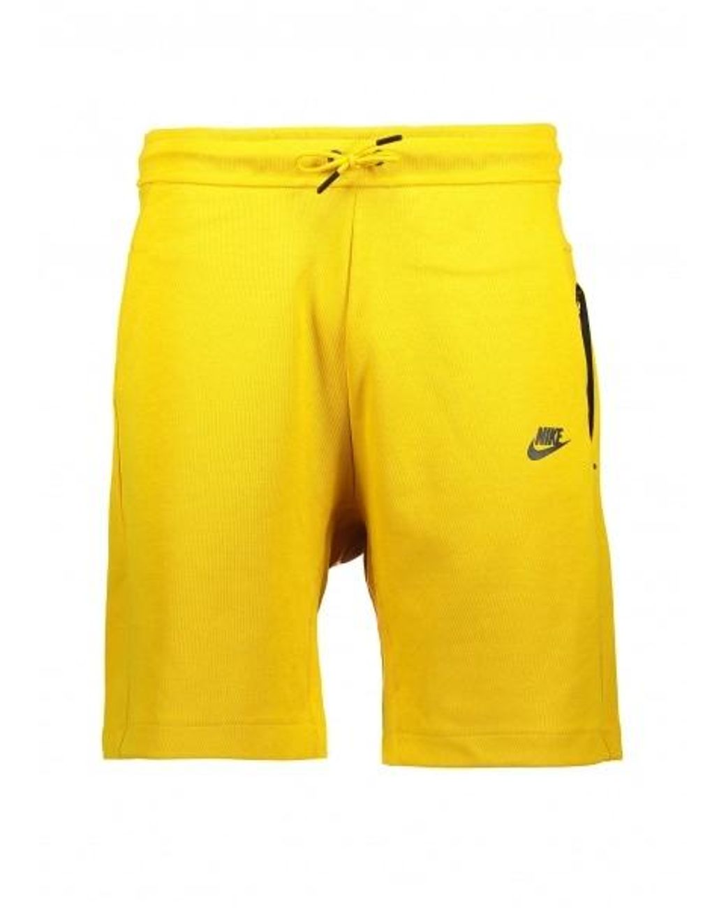 Nike Nsw Tech Fleece Shorts in Yellow for Men | Lyst