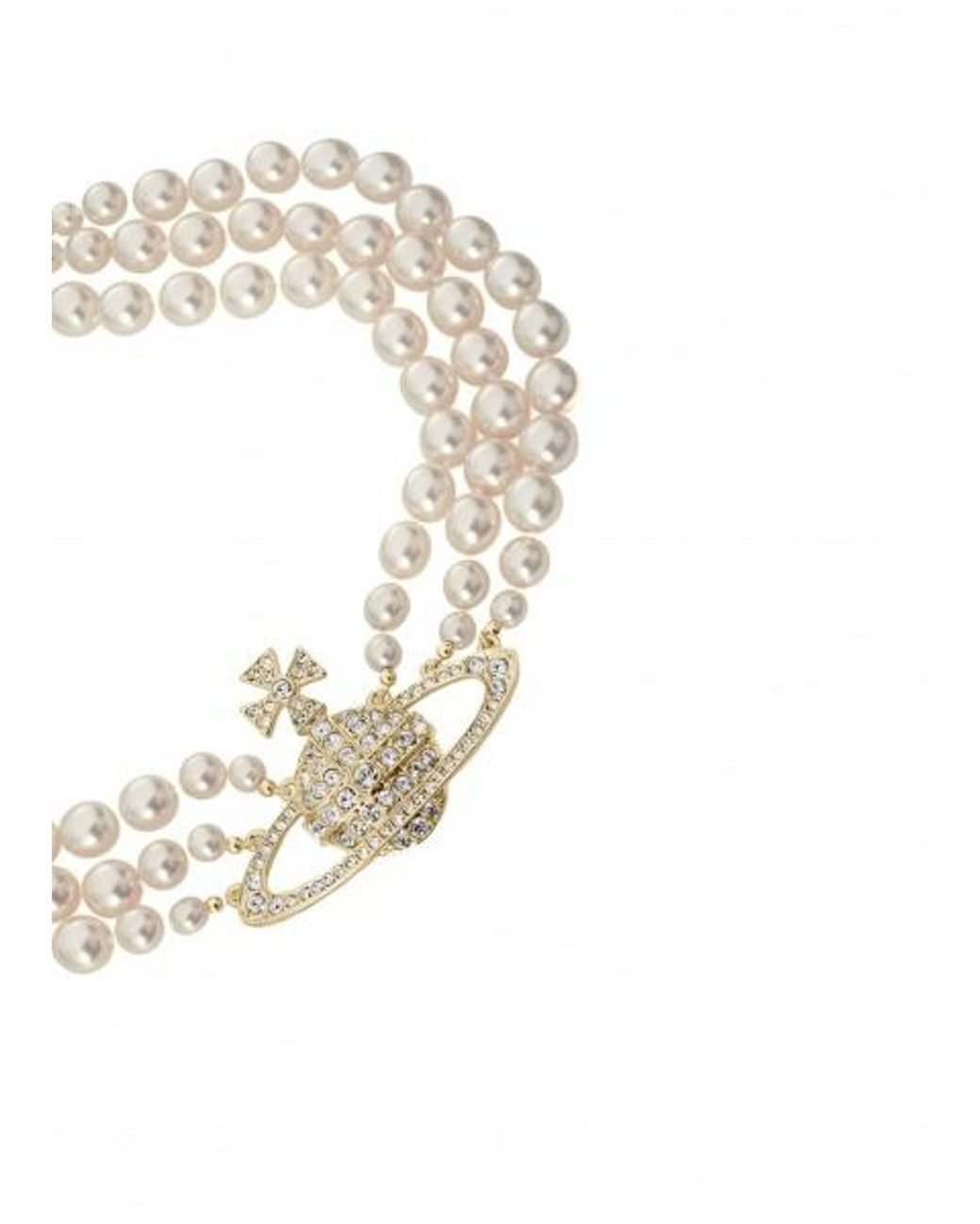 Vivienne Westwood Three Row Pearl 