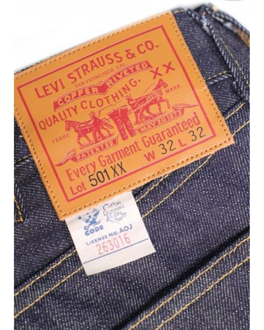 Levi's Denim 1933 501 Jeans in Blue for Men | Lyst