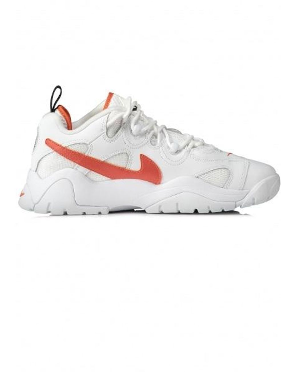 Nike Leather Air Barrage Low in White/Orange (White) for Men | Lyst Canada