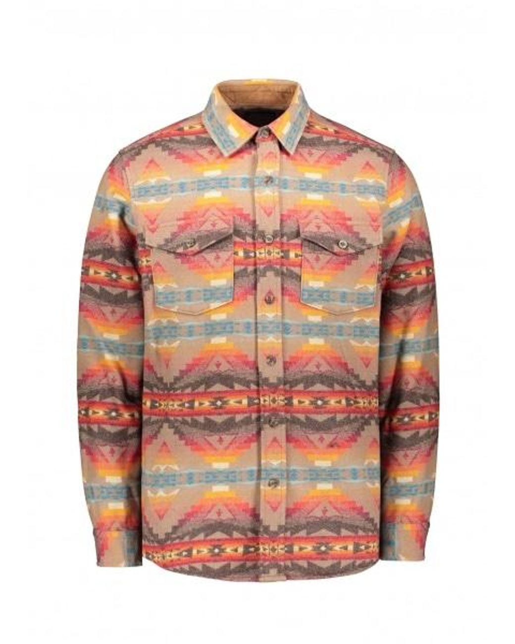 knowledge cotton apparel pine checked overshirt