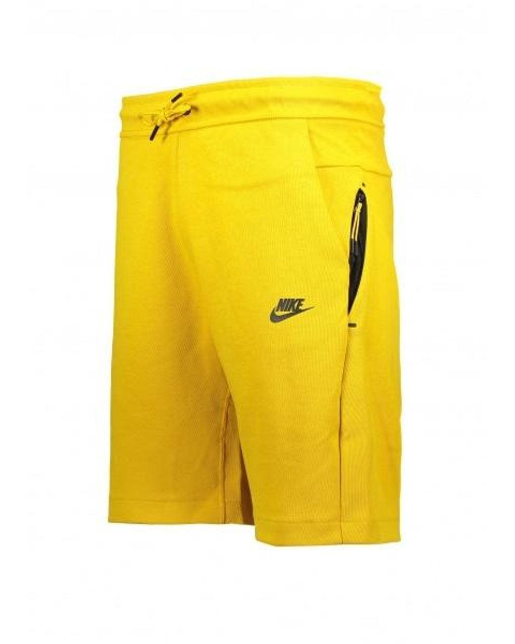 Nike Nsw Tech Fleece Shorts in Yellow for Men | Lyst