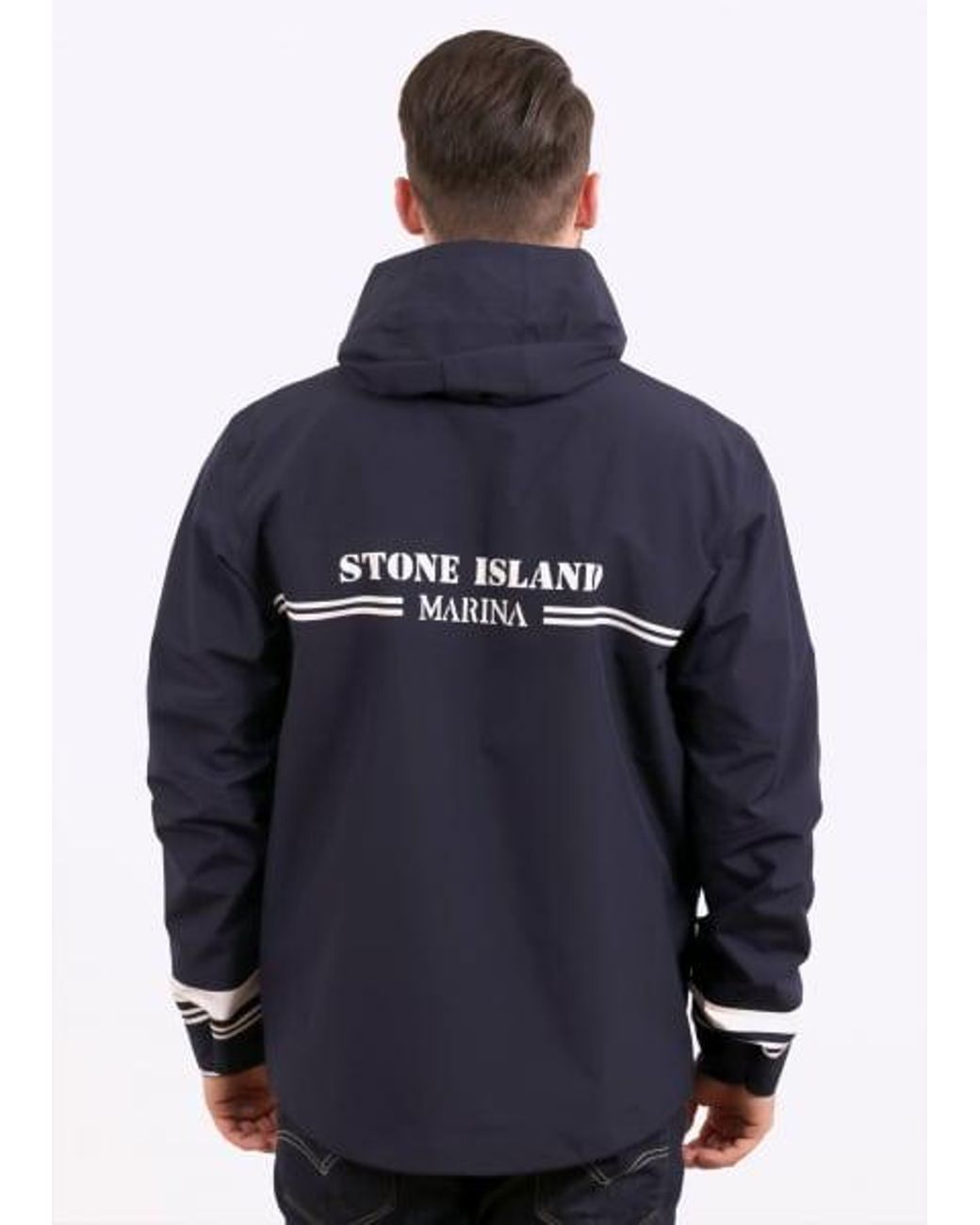 Stone Island Marina Jacket in Blue for Men | Lyst Canada