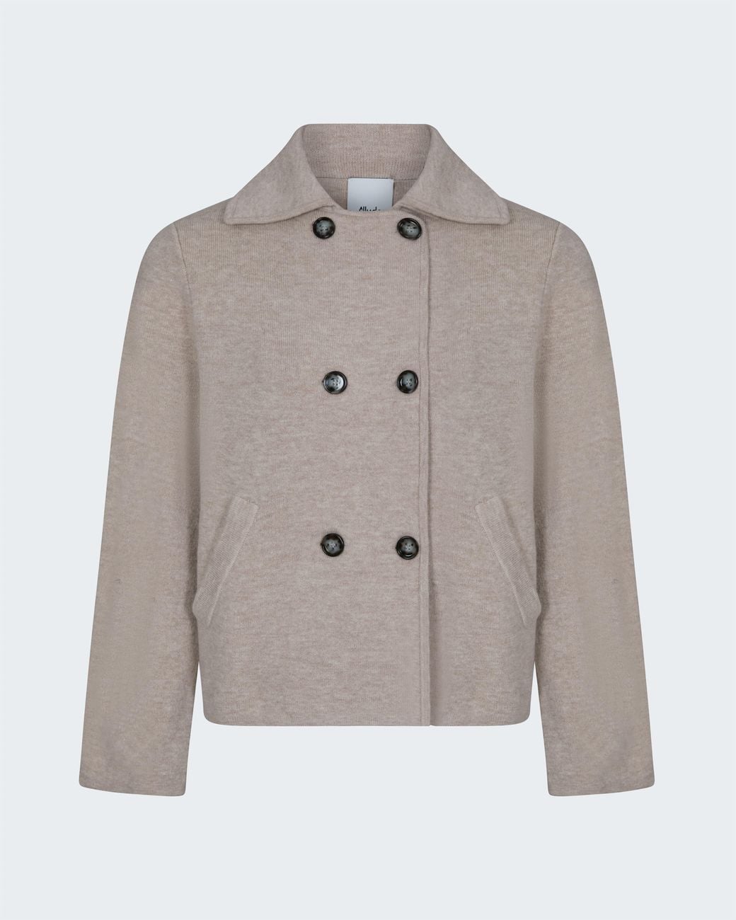 Allude Gray Double Button Jacket