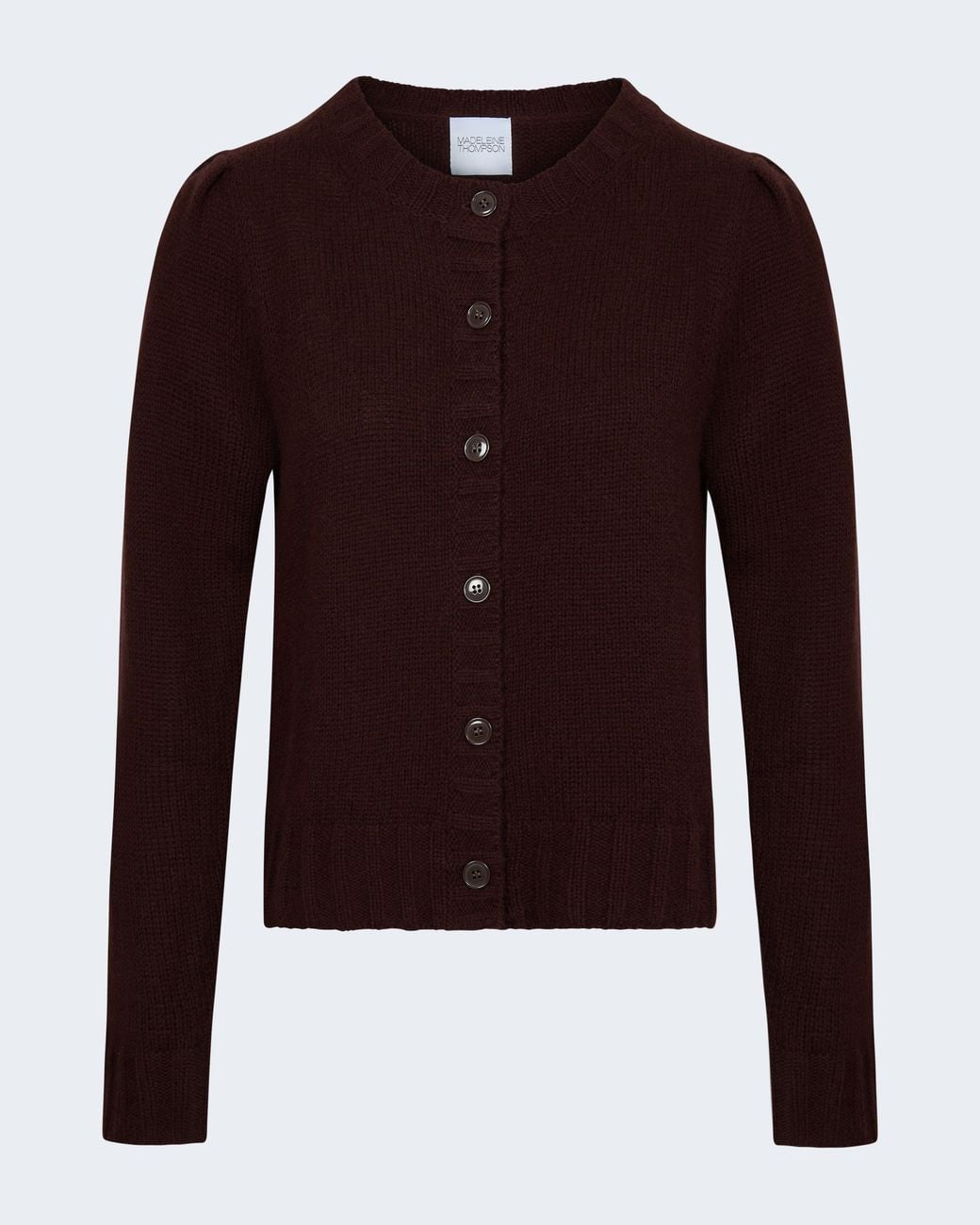 Madeleine Thompson Brown Fountain Cardigan