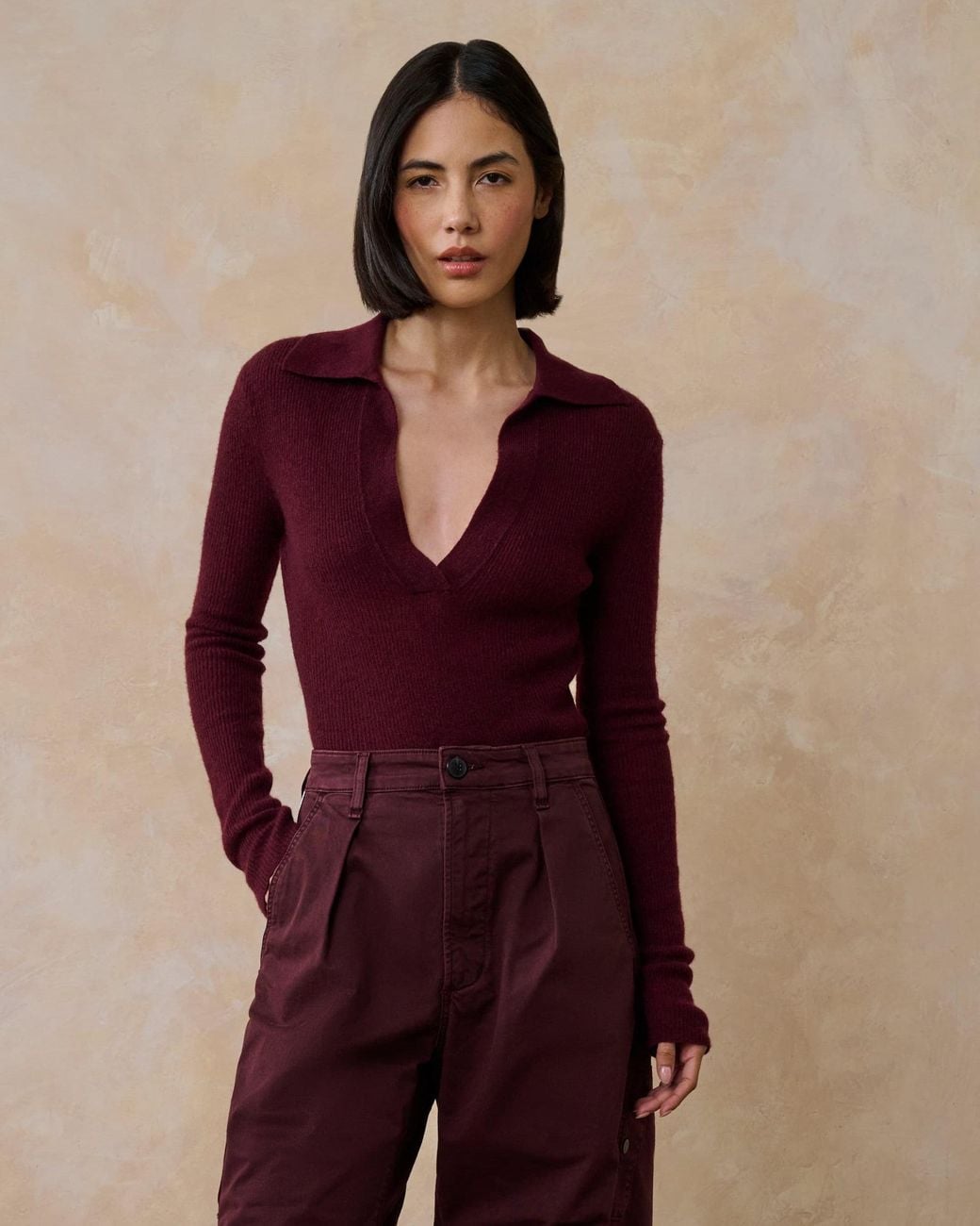 Citizens of Humanity Purple Simone Polo Sweater