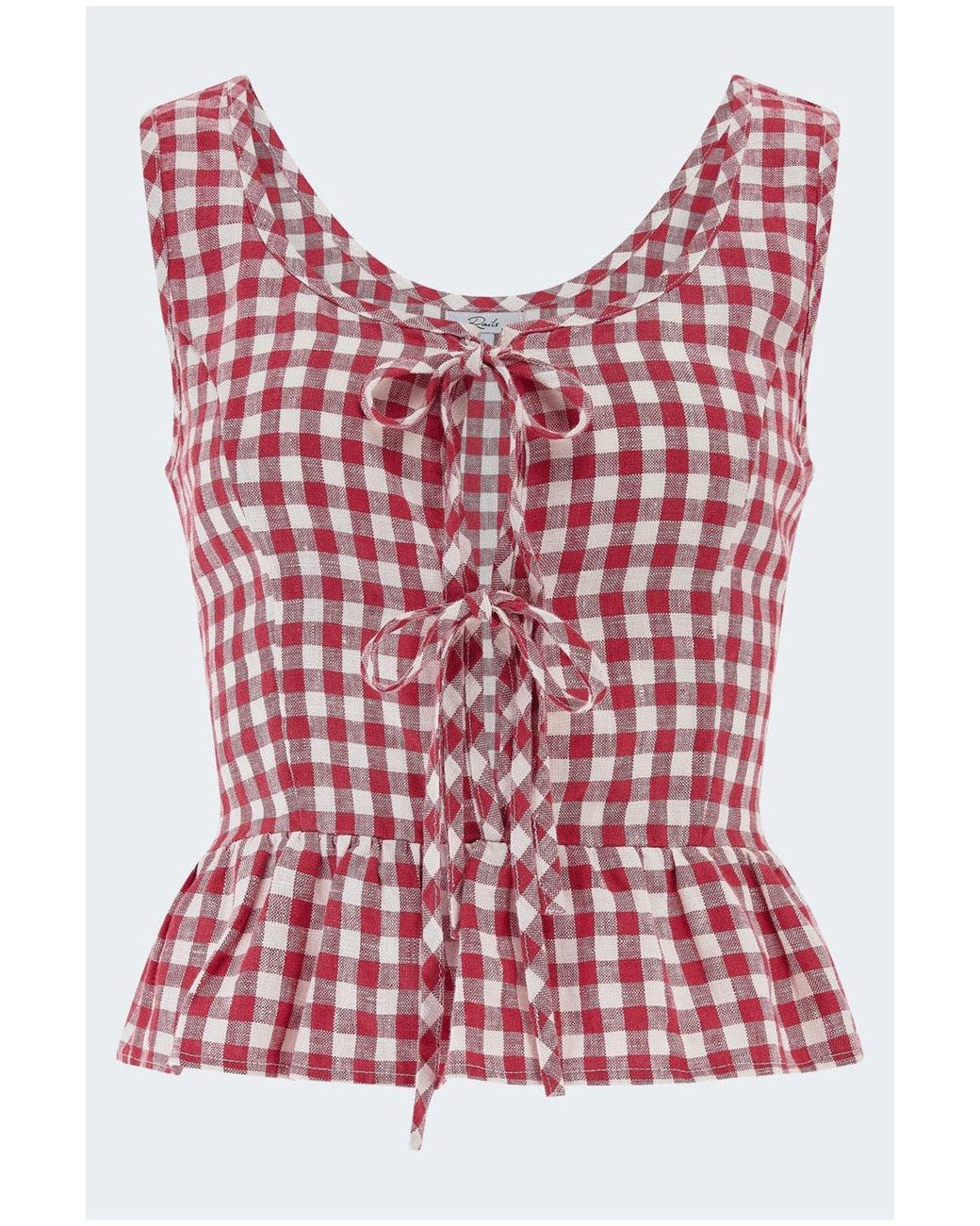 Rails Red Jonah Top