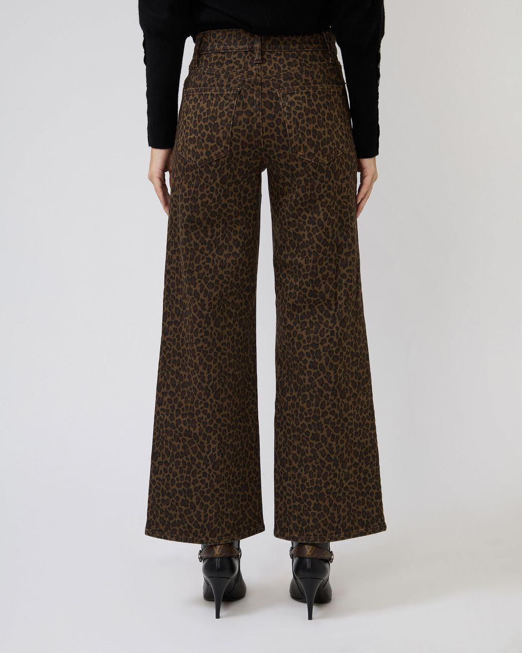 FRAME Brown Le Slim Palazzo