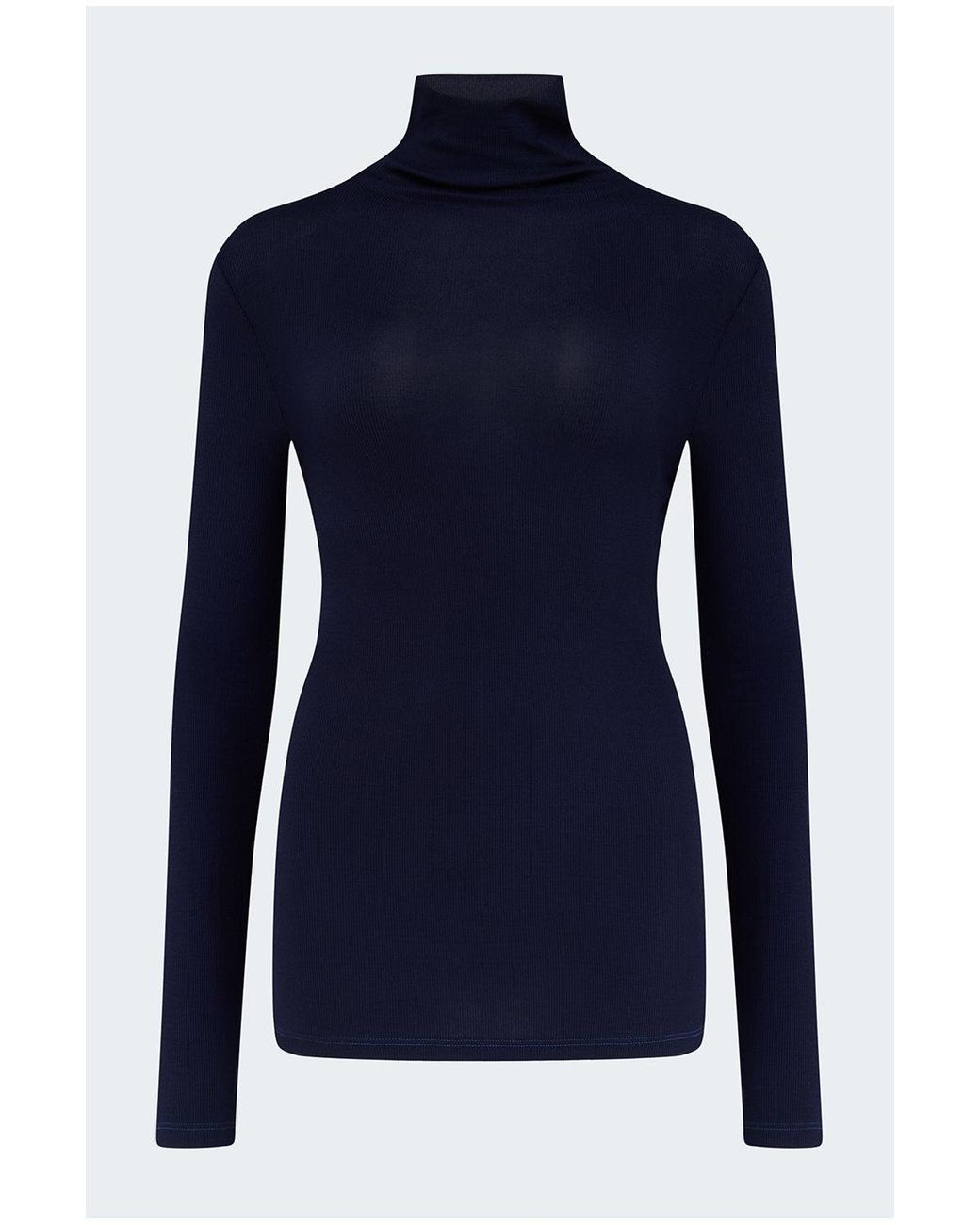 AG Jeans Blue Chels Turtleneck