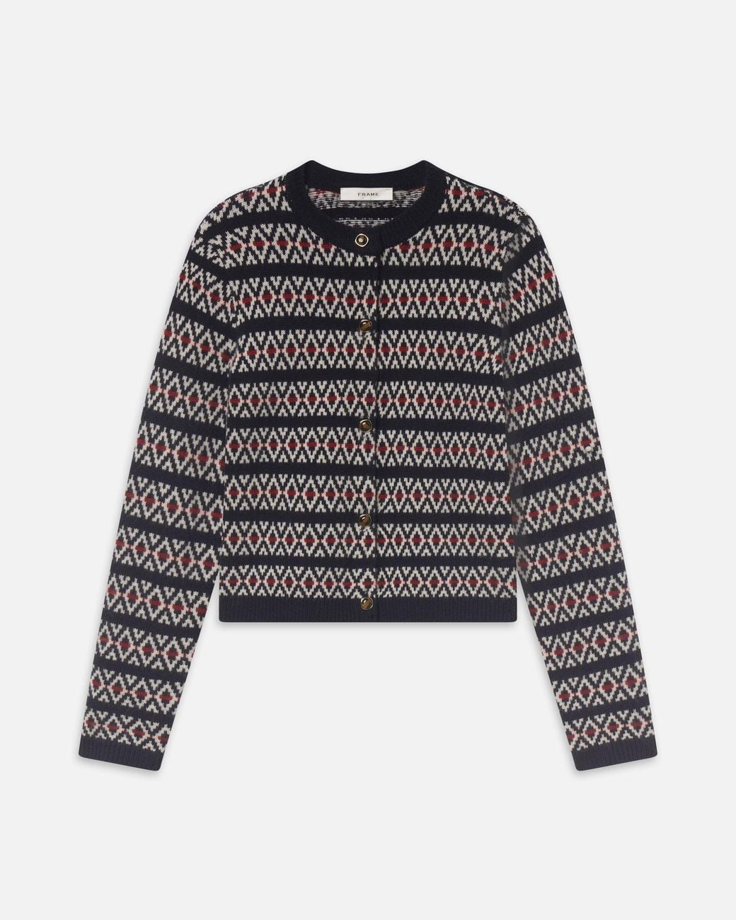 FRAME Black The Cashmere Cardigan