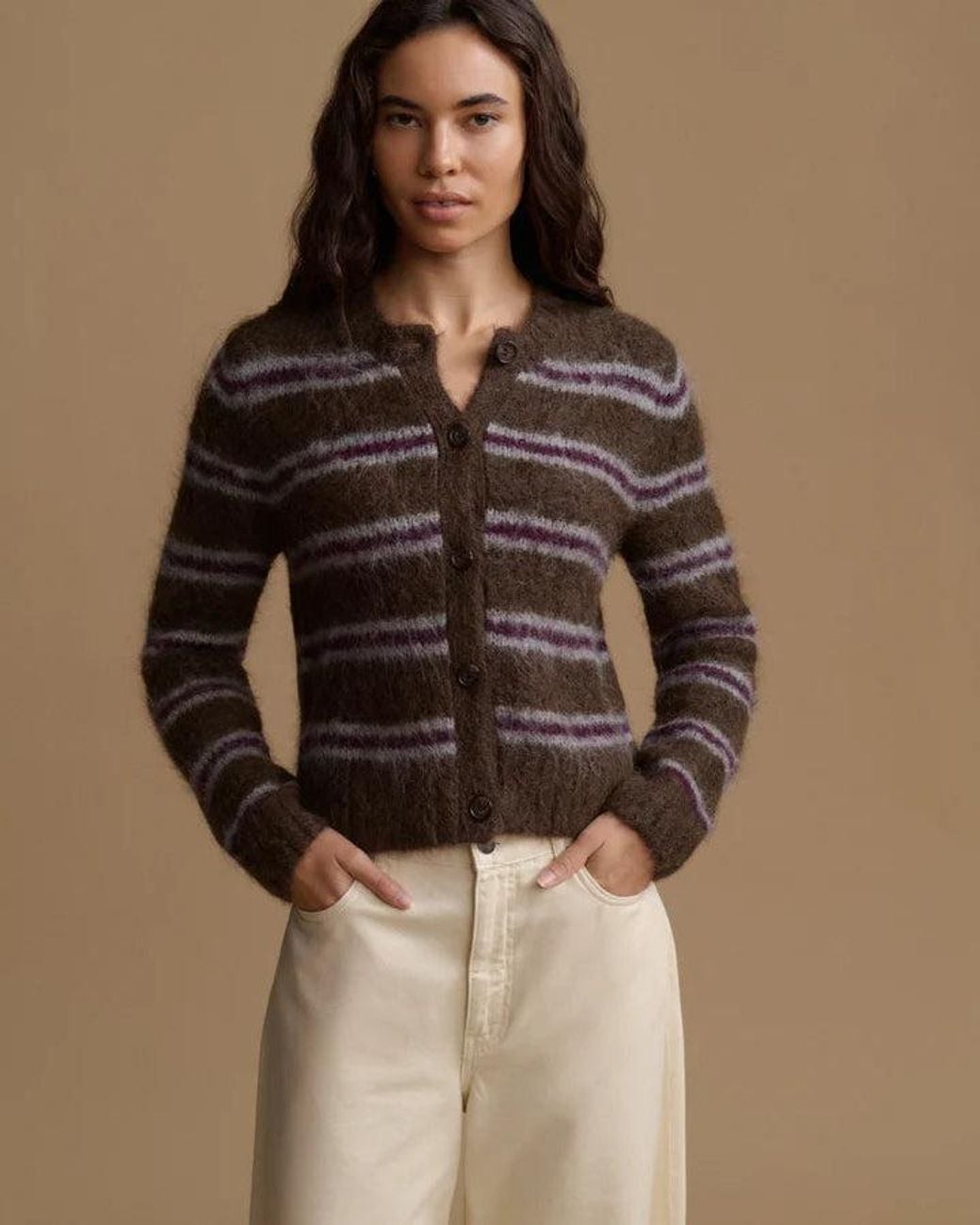 Jenni Kayne Brown The Timber Cardigan