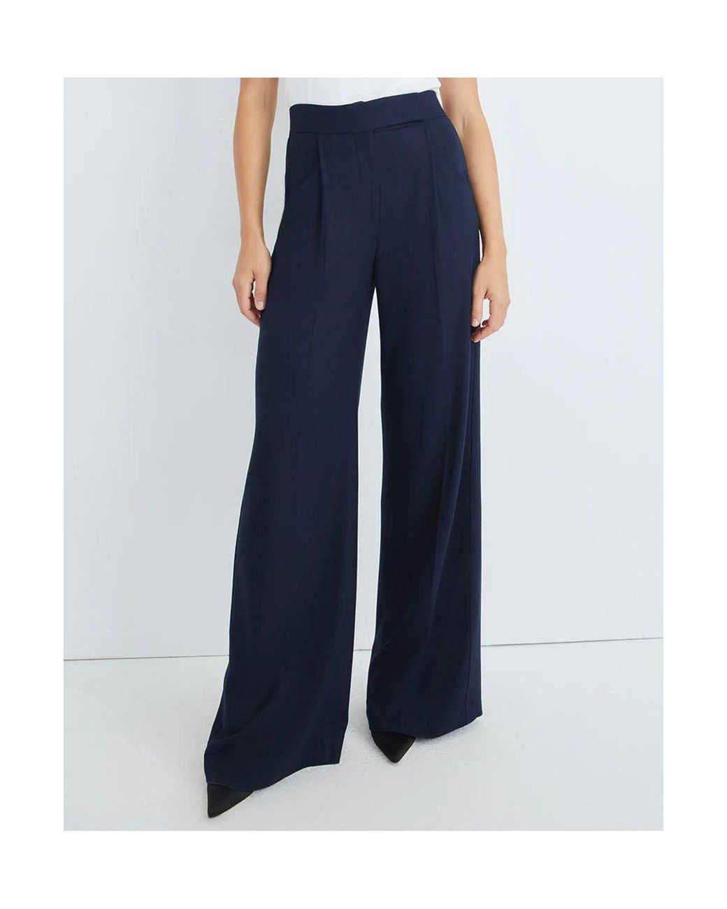 Veronica Beard Blue Marbeau Pant
