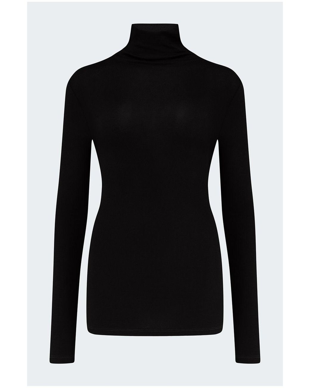 AG Jeans Black Chels Turtleneck