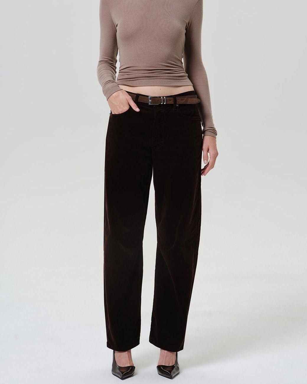 Citizens of Humanity Black Miro Long Jean