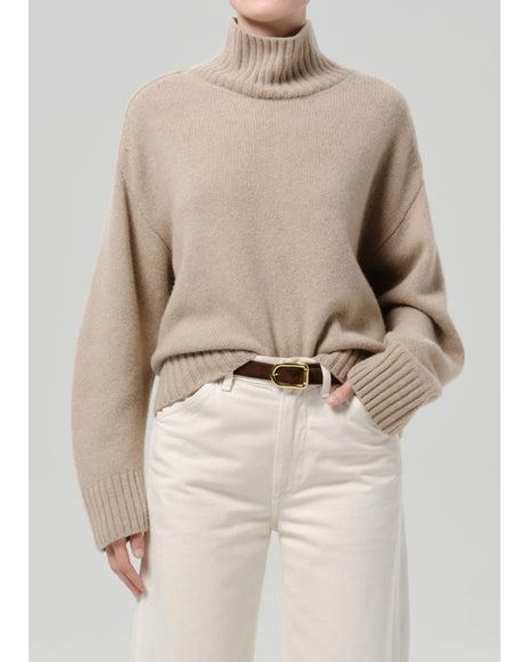 Citizens of Humanity Natural Scout Turtleneck Sweater