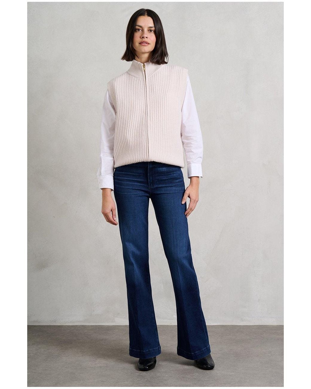 PAIGE Blue Leenah Wide Jean