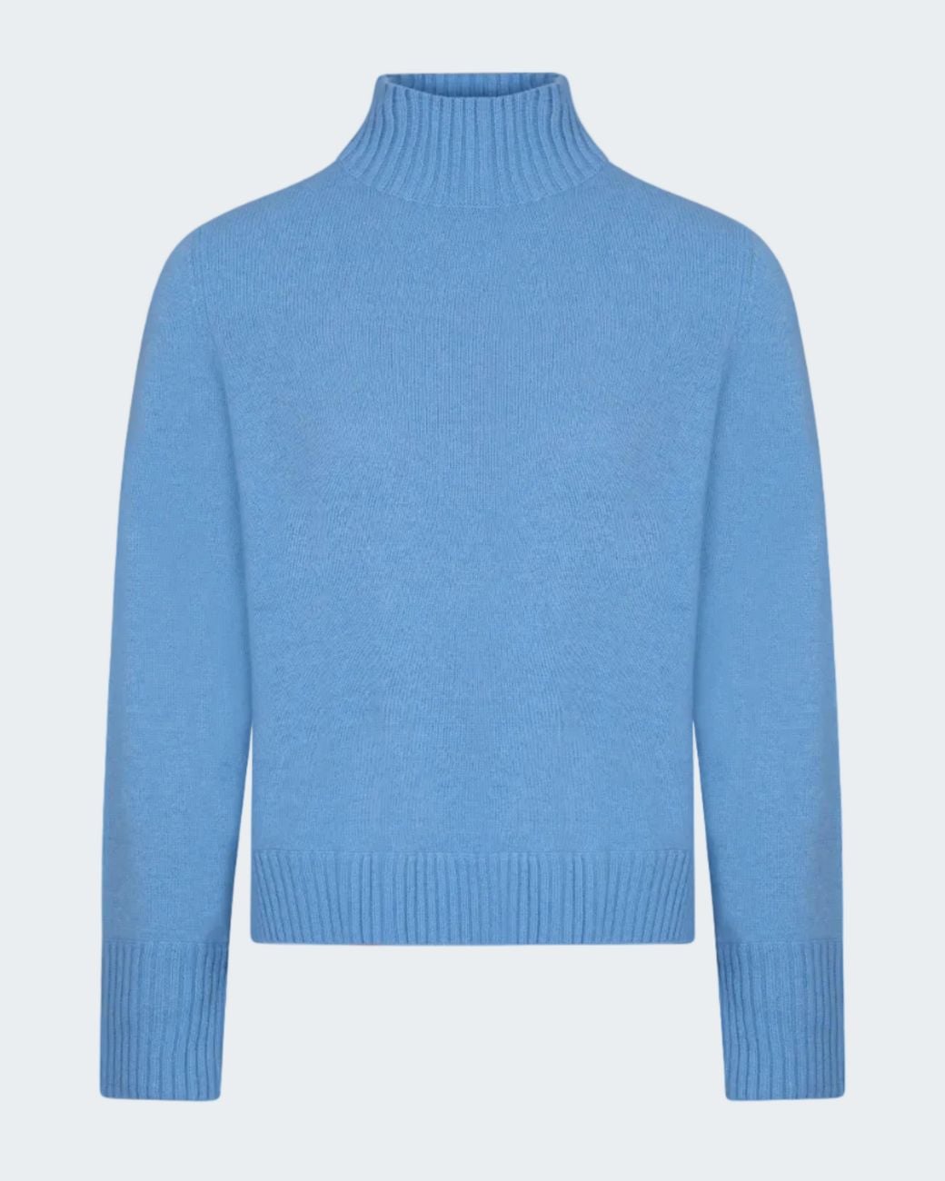 Allude Blue Mockneck Sweater