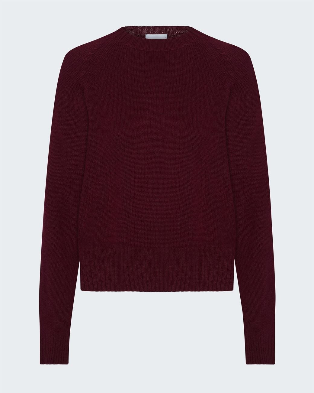 Allude Red Crew Neck Sweater
