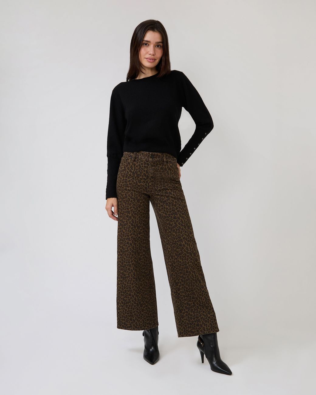 FRAME Brown Le Slim Palazzo