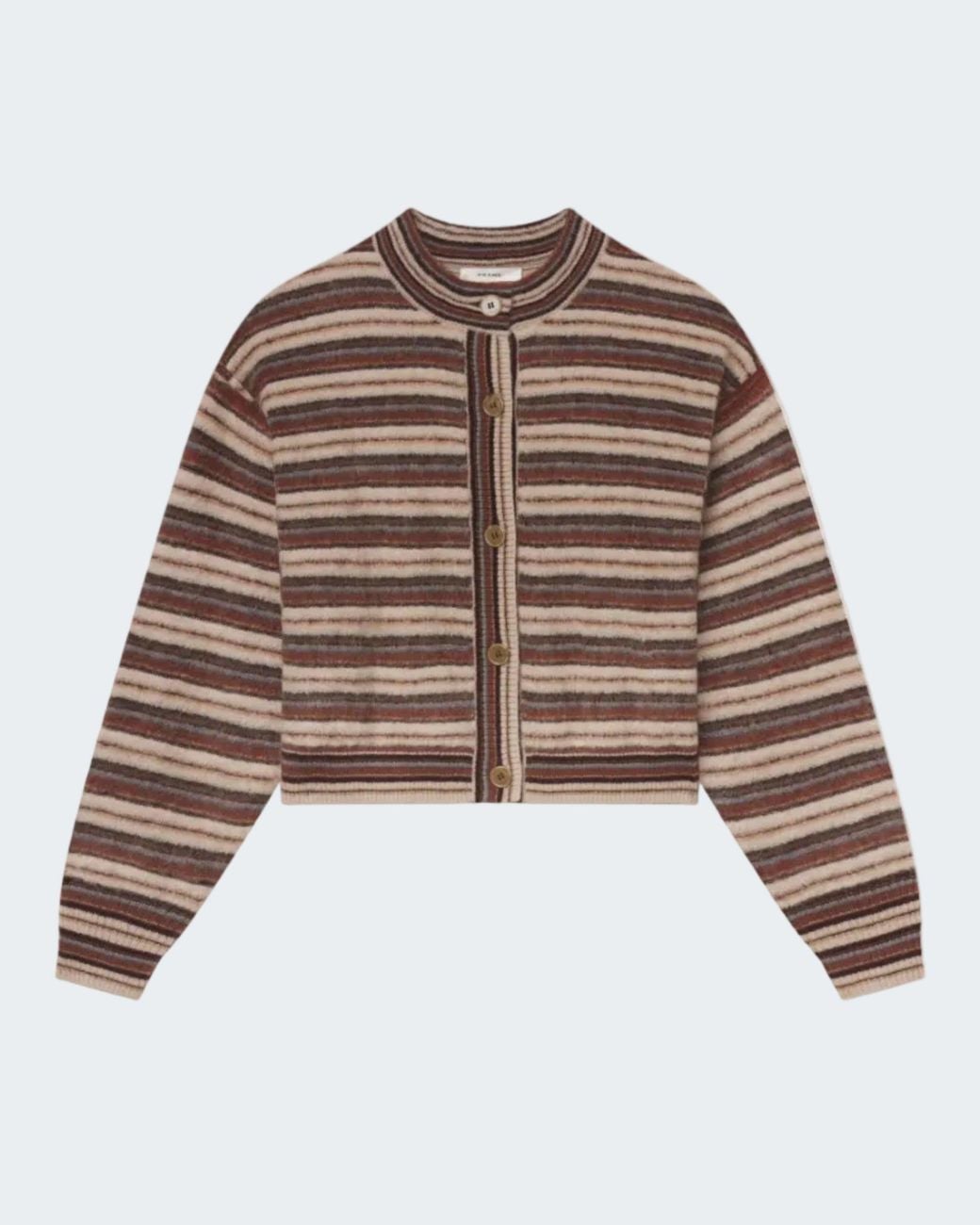 FRAME Brown The Femme Cardigan