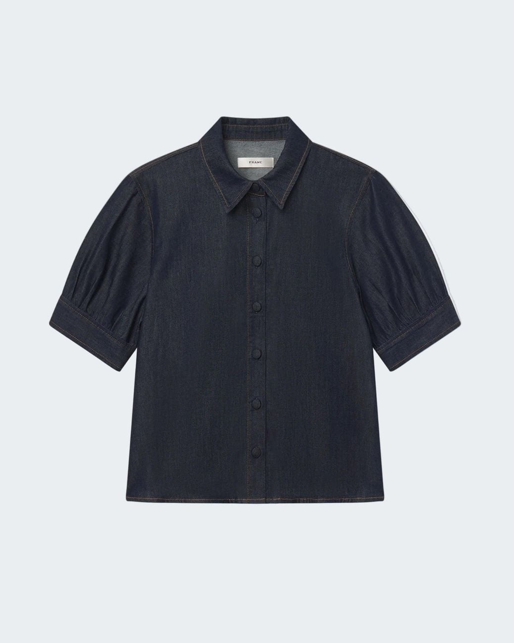 FRAME Blue Poise Top