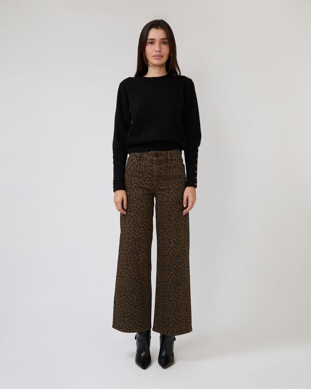 FRAME Brown Le Slim Palazzo