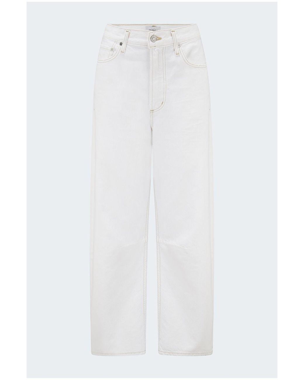 Citizens of Humanity White Miro Relaxed Jean